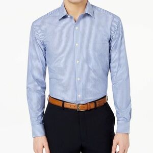 Club Room Performance Striped Shirt